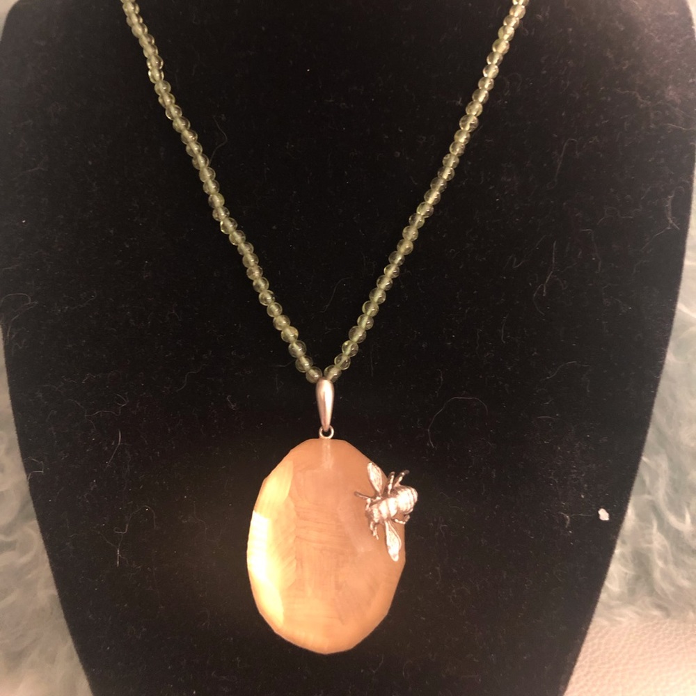 Vintage Alexis Bittar Honeycomb Necklace